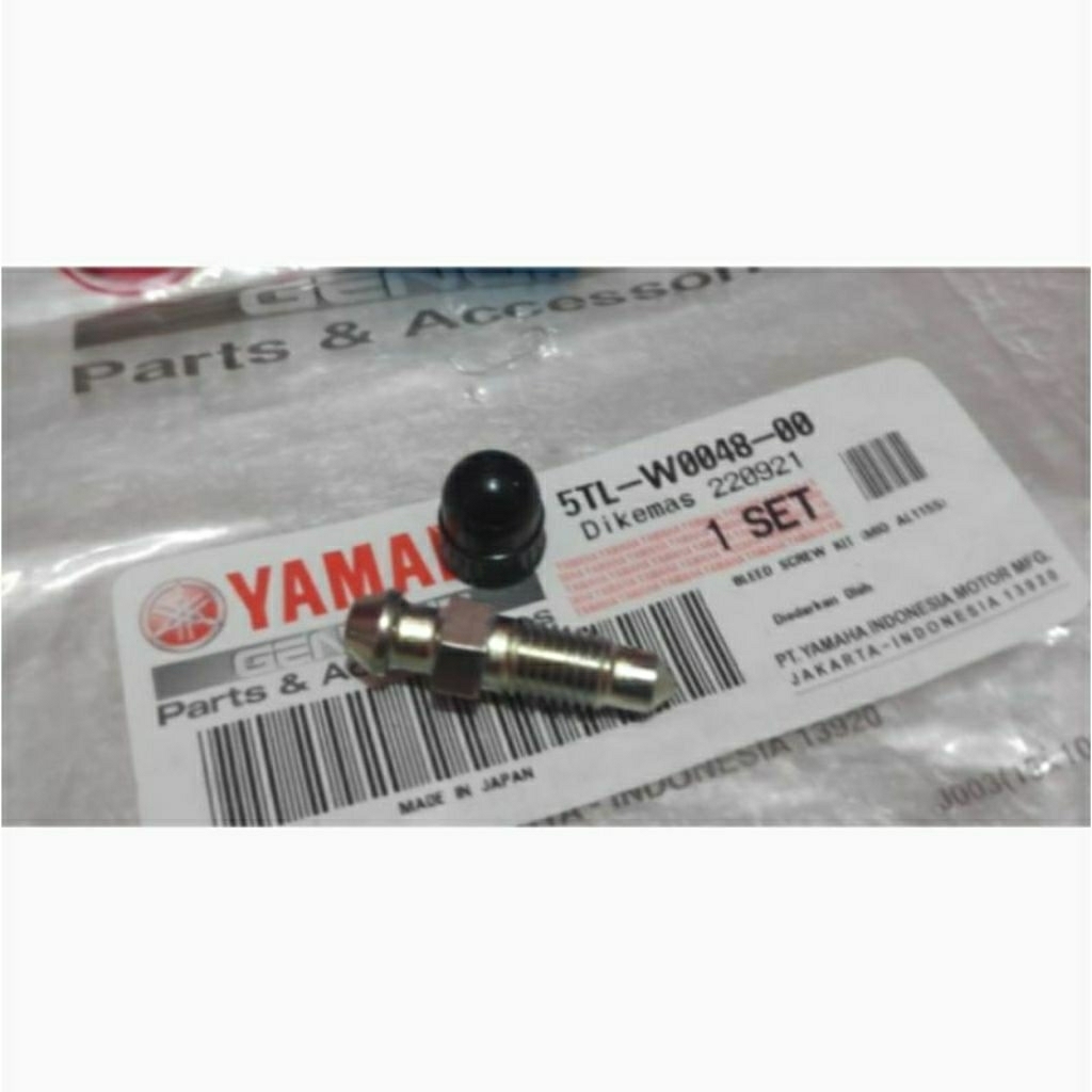 Baut Nepel Setelah Angin  Kaliper Depan Original Yamaha YGP Mio Sporty / 5TL-W0048-00