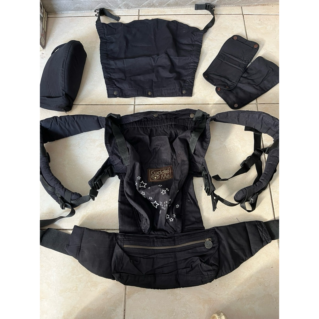 Preloved New Ex Kado Cuddle Me Ultimo Star Embroidery Black