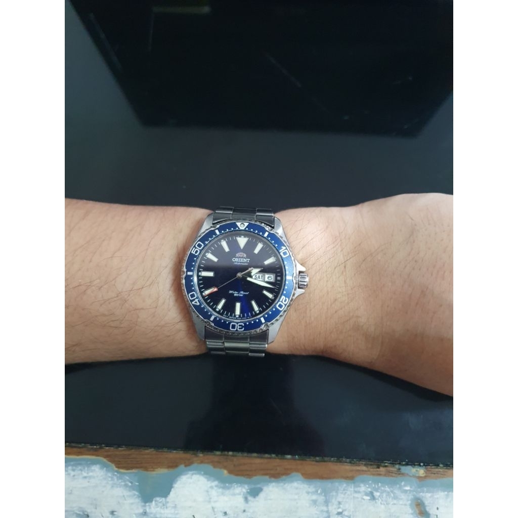 Orient Kamasu / Mako III Jam Tangan Automatic Diver Blue Dial