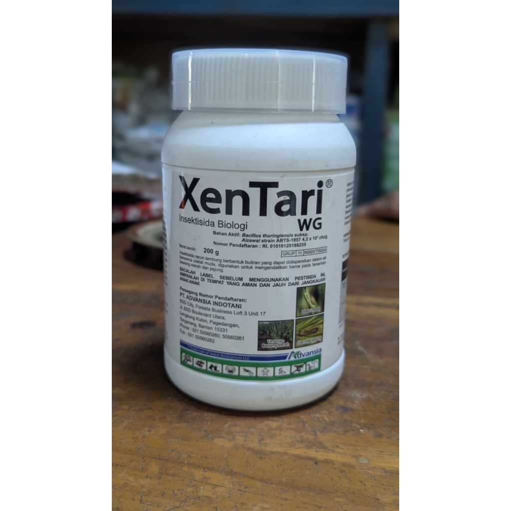 Xentari insektisida ulat grayak biologis 200 gr