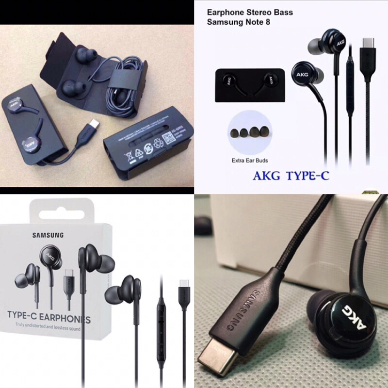 Headset Eearphone AKG Tipe C original Vietnam samsung
