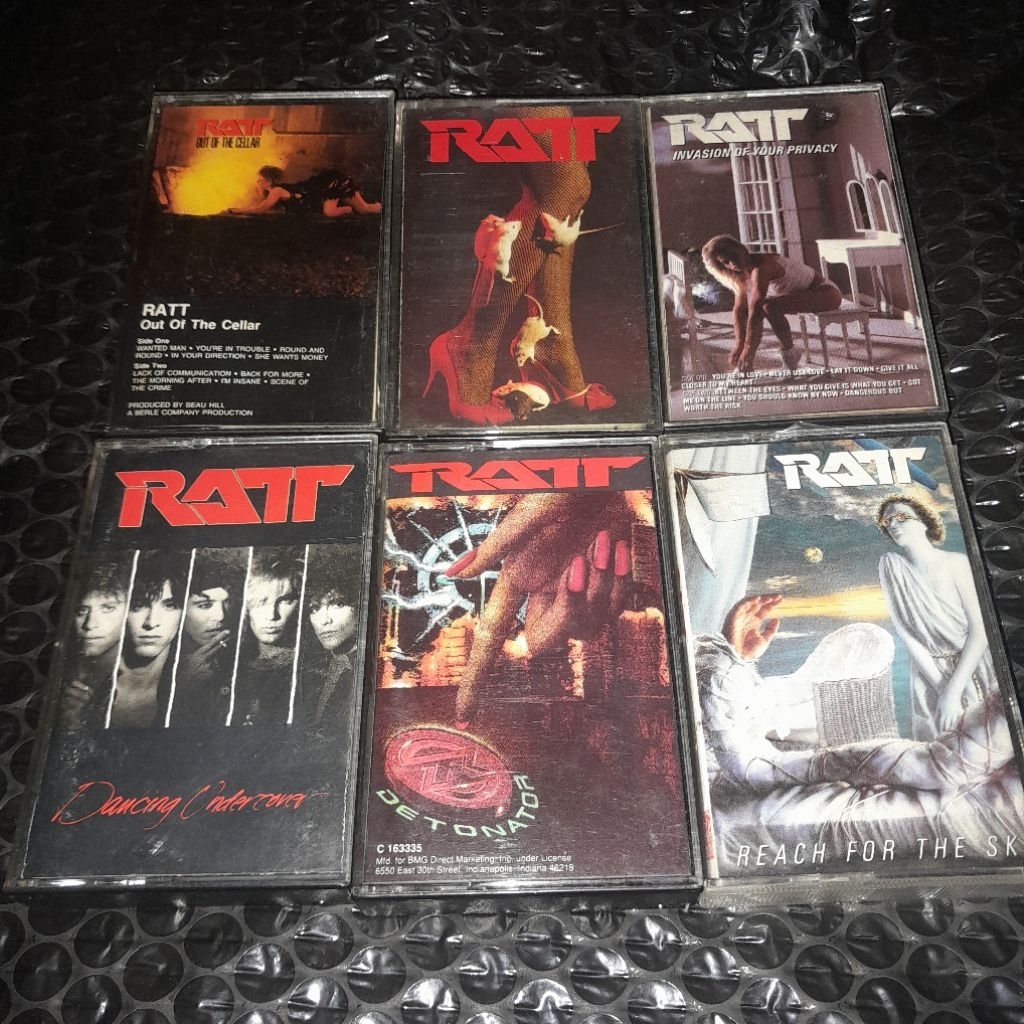 kaset pita RATT band import