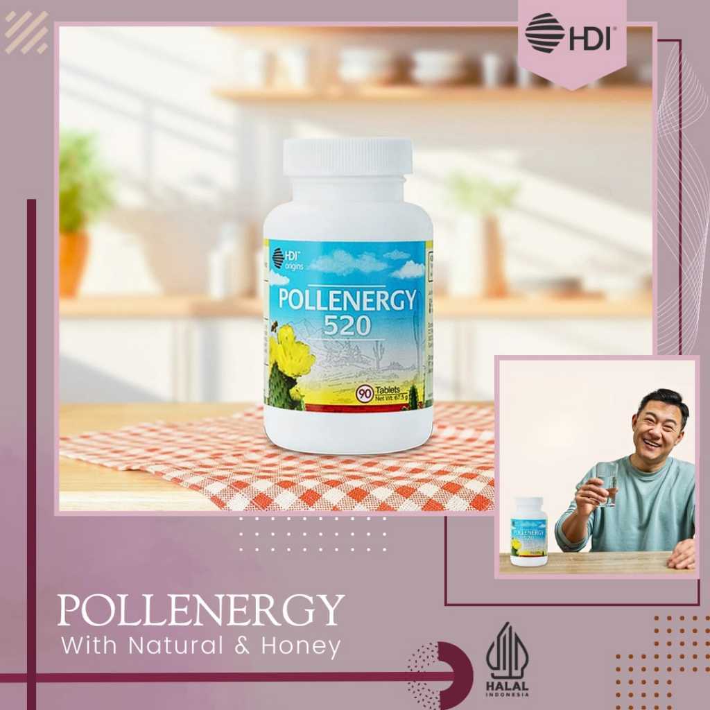 HDI Suplemen Energi HDI Origins™ Pollenergy 520 ( Original HDI Origins™ ) - HDI ORI 100%