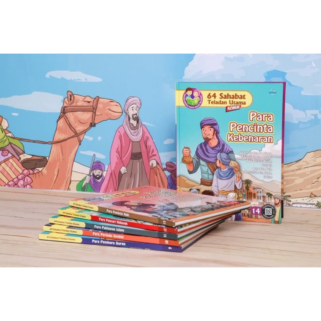 Buku Anak Islami - 64 Sahabat Teladan Utama 64STU 1 paket