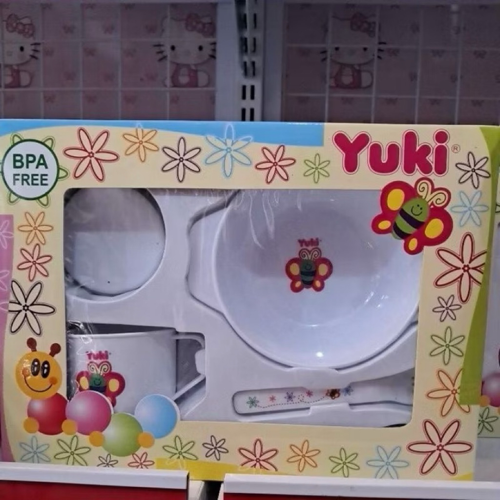 feeding set Yuki | alat makan bayi murah