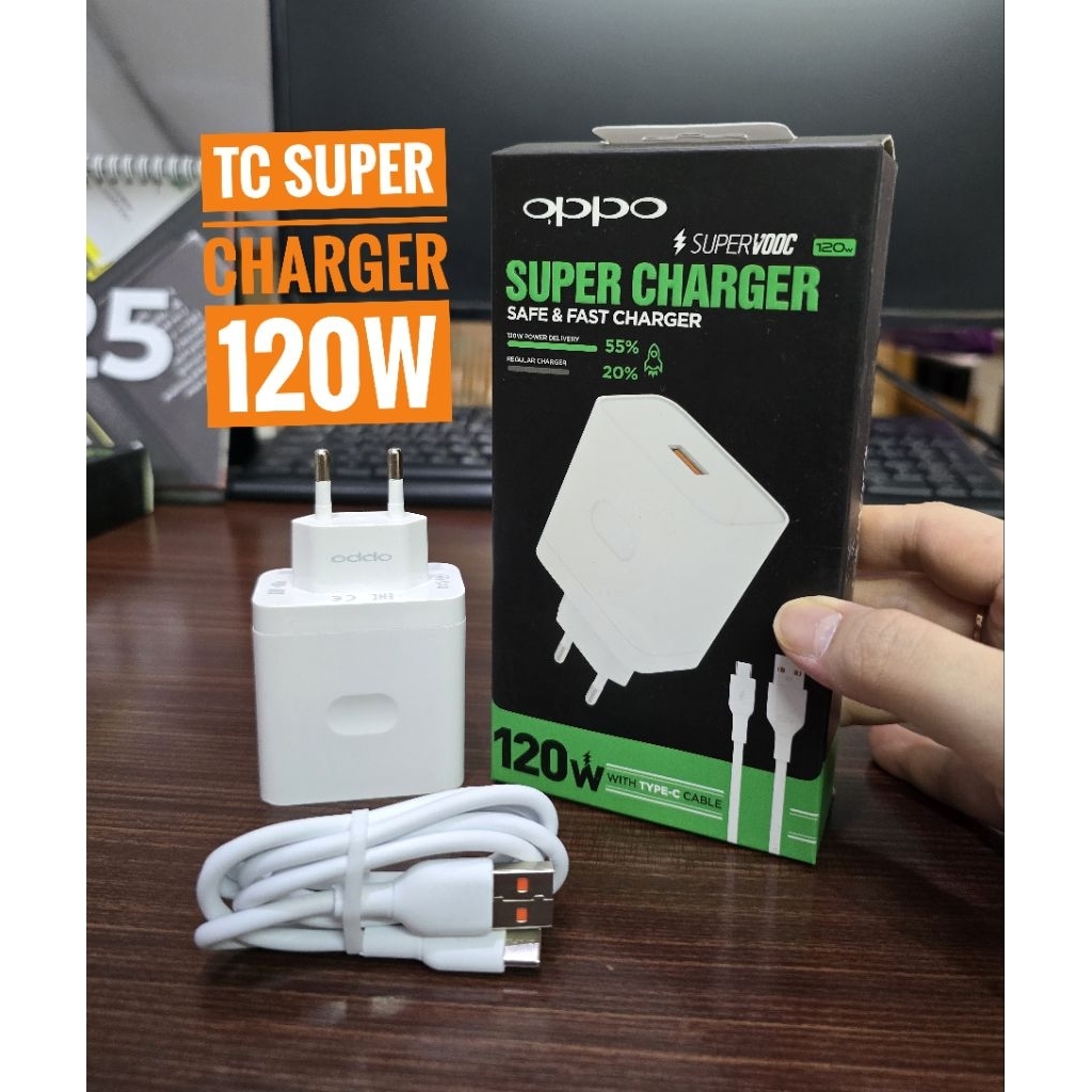 CHARGER FAST CHARGING OPPO 120W MICRO & TYPE C / CASAN OPPO