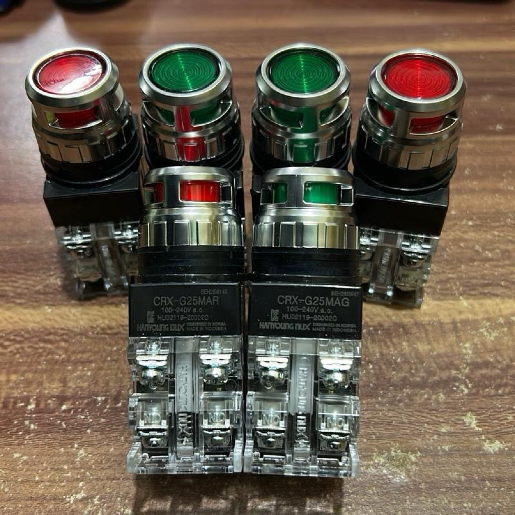 Push Button Hanyoung Nux CRX-G25MAR