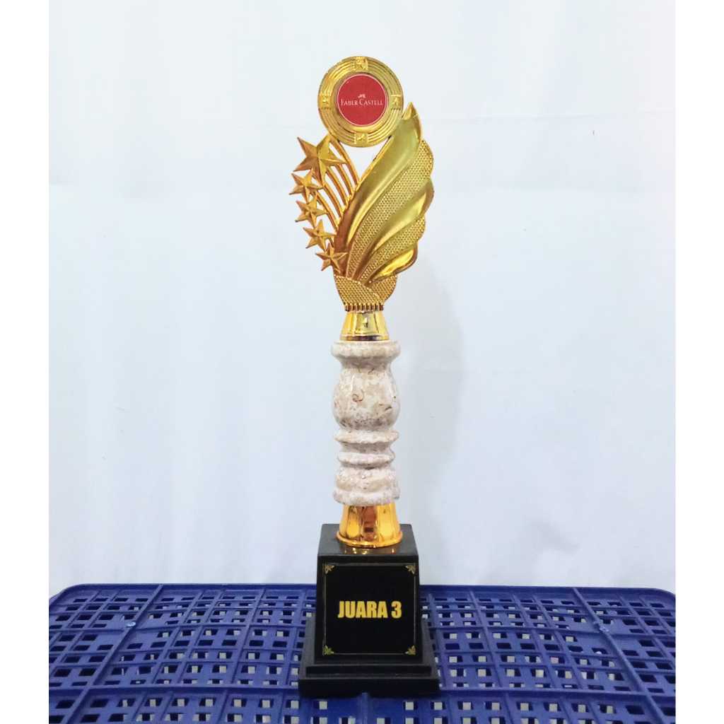 PIALA SATUAN MAWAR TUMPUK | PIALA SATUAN TINGGI MURAH | PIALA MURAH SATUAN