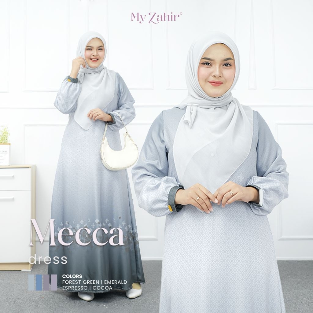Gamis Batik - Gamis Kondangan Simple Elegan - My Zahir Official Shop - Mecca Dress