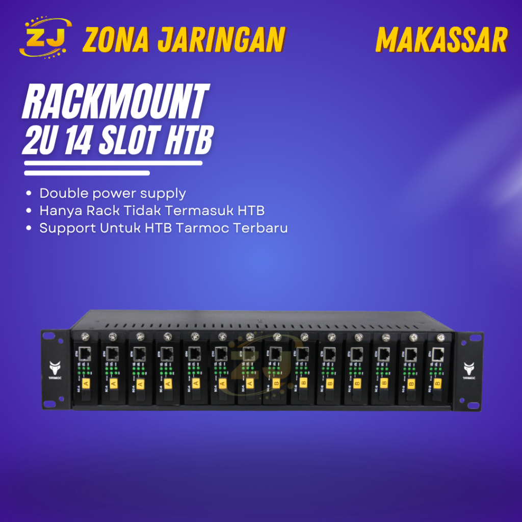 Tarmoc TFA-14-HTB-2U Rackmount 2U Media Converter FO HTB 14 Slot Rak