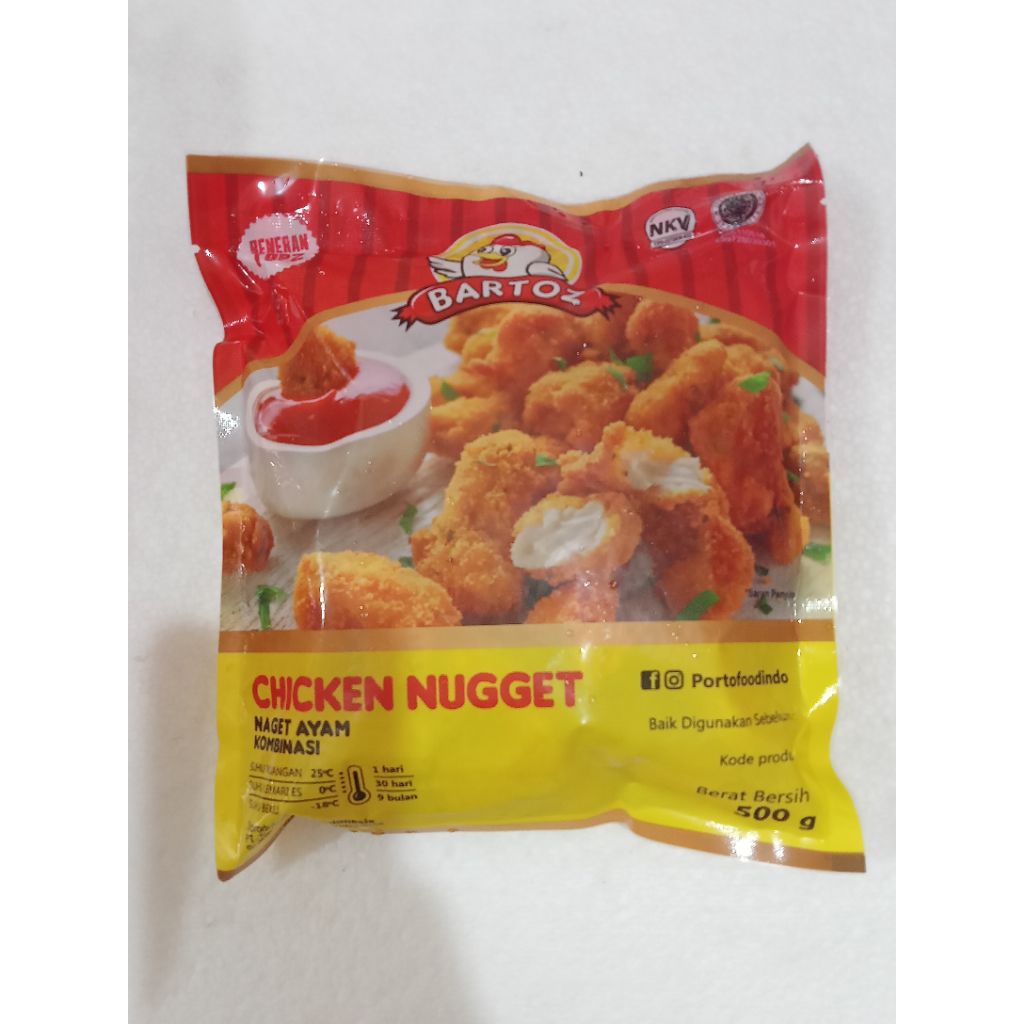 Bartoz chicken nugget/naget ayam 500gr