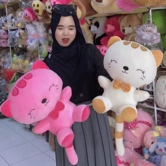 BONEKA KUCING KOREA BONEKA LUCU BONEKA KUKOR BONEKA PREMIUM BONEKA BAGUS