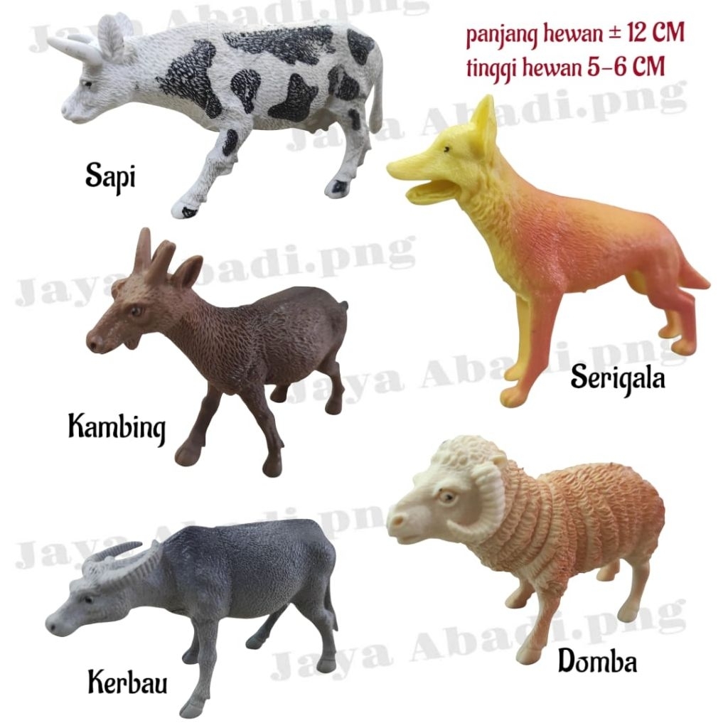 ANIMAL WORLD / MAINAN HEWAN KARET / HEWAN TERNAK / HEWAN BUAS / ANIMAL ZOO