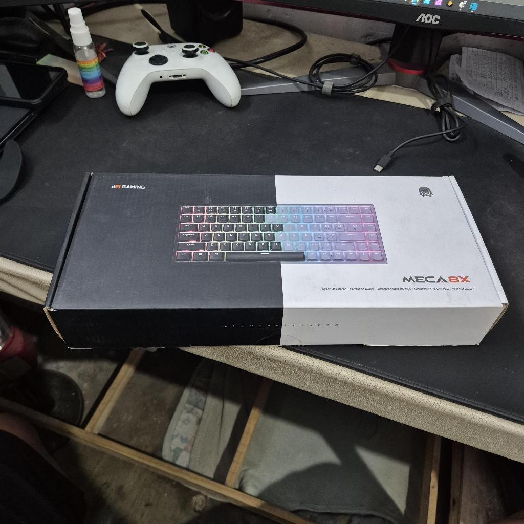 Mechanical Keyboard Digital Alliance Meca 8X - 84 Keys - Red Switch - Hitam / Black (SECOND)