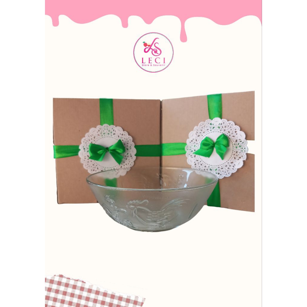 SOUVENIR MANGKOK KACA SOUVENIR PERNIKAHAN