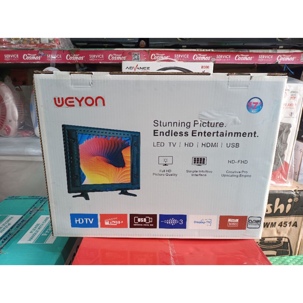 TV LED WEYON 17 INCH DIGITAL ( TANPA SET TOP BOX ) - WEYON 17 INCH DIGITAL TV - TV DIGITAL 17 INCH M