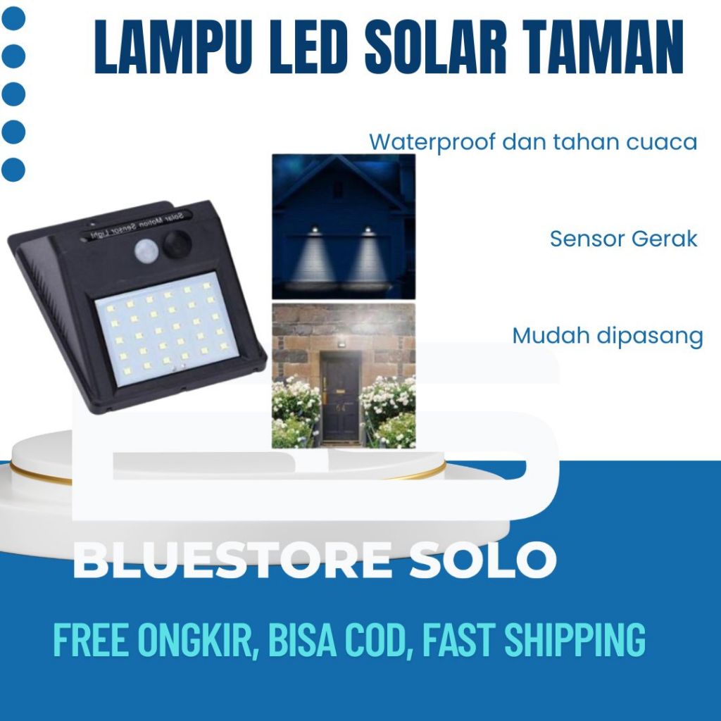 Lampu Led Solar Lampu Emergency Sensor Lampu Sensor Matahari