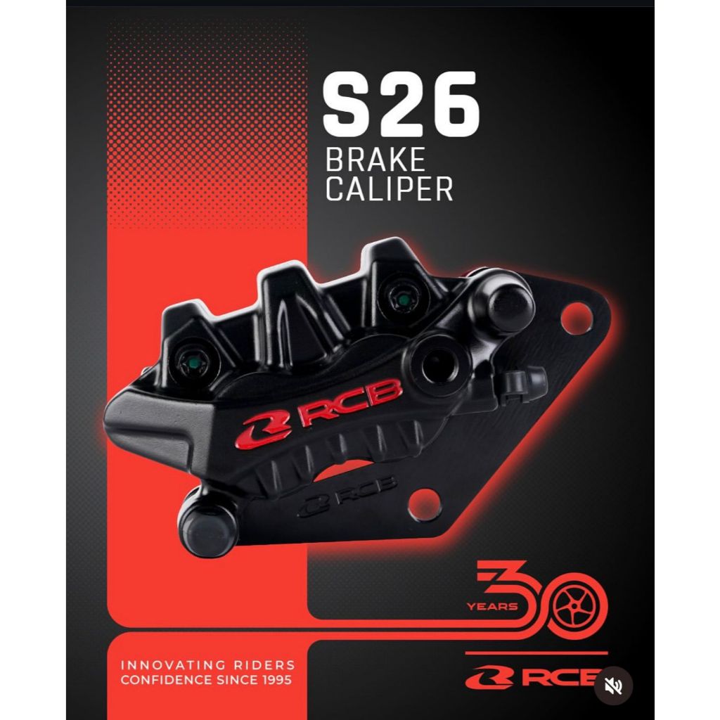KALIPER CALIPER REM CAKRAM DISC BRAKE S26 SERIES EDISI 30 TAHUN BEAT VARIO JUPITER MX JUPITER MX KIN
