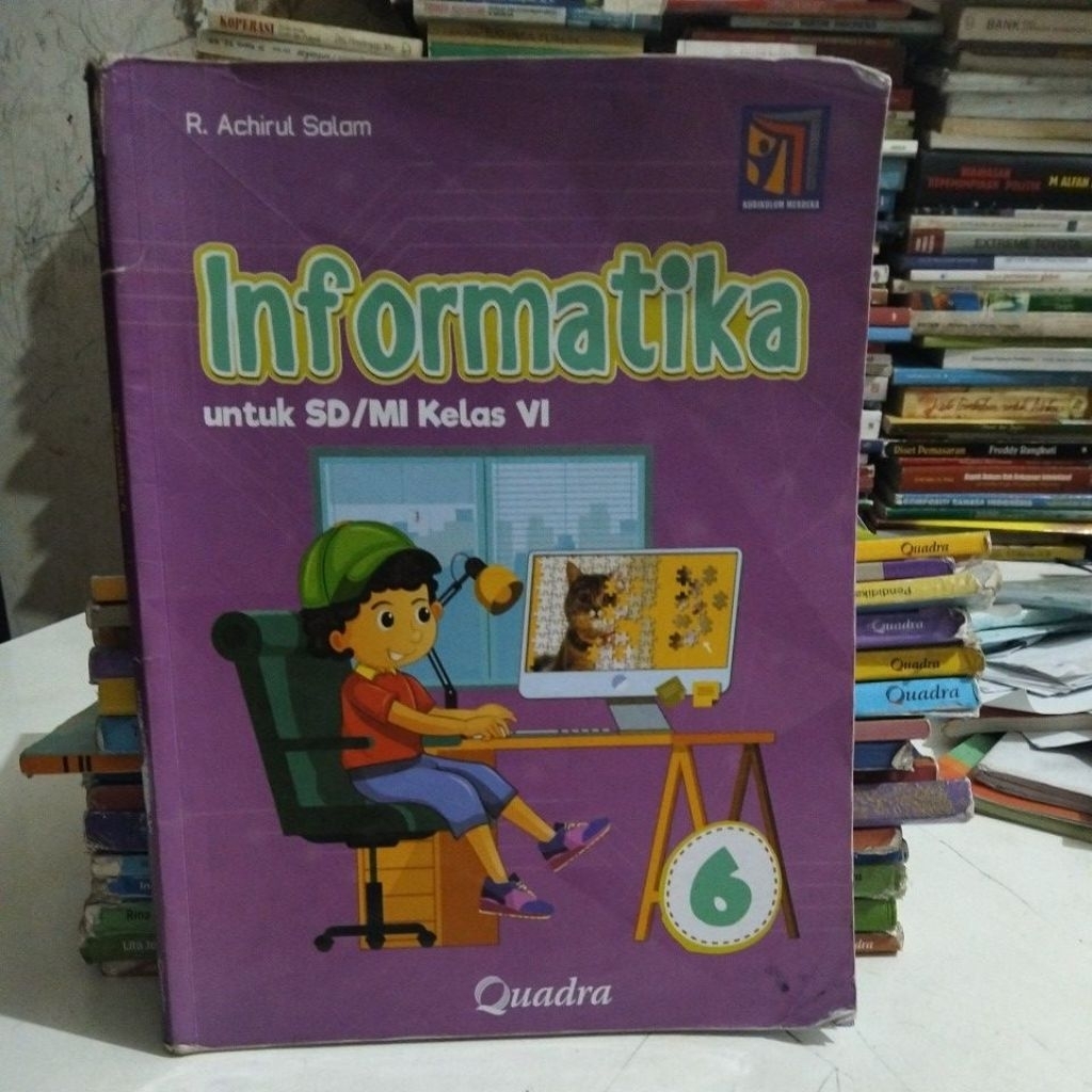 buku Informatika SD kelas 6 penerbit Quadra