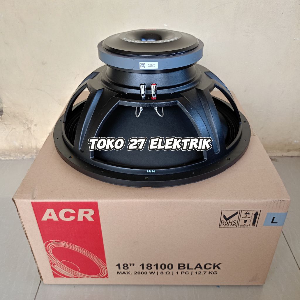 Speaker ACR 18 inch 18100 BLACK