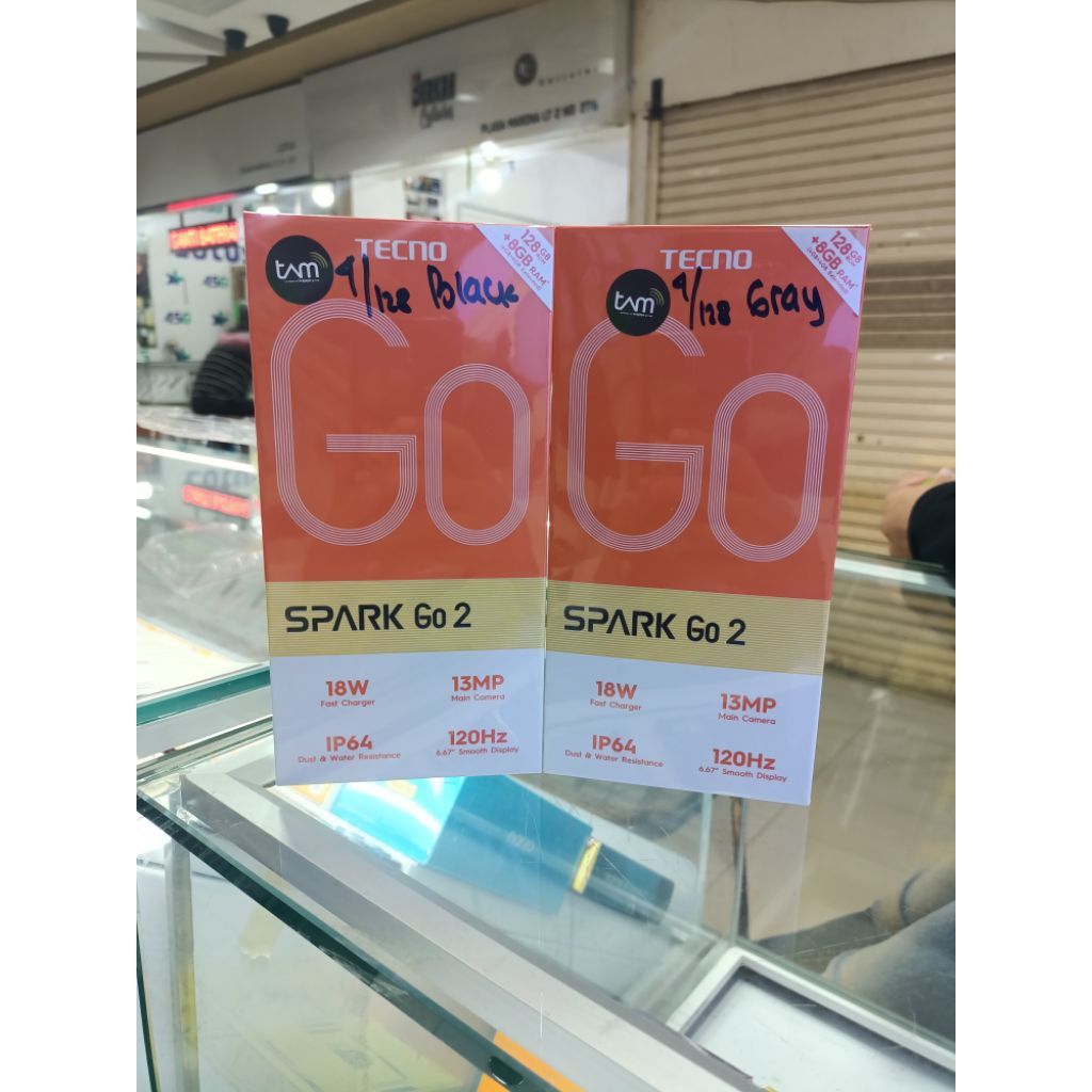new tecno spark go 2 4/128gb resmi