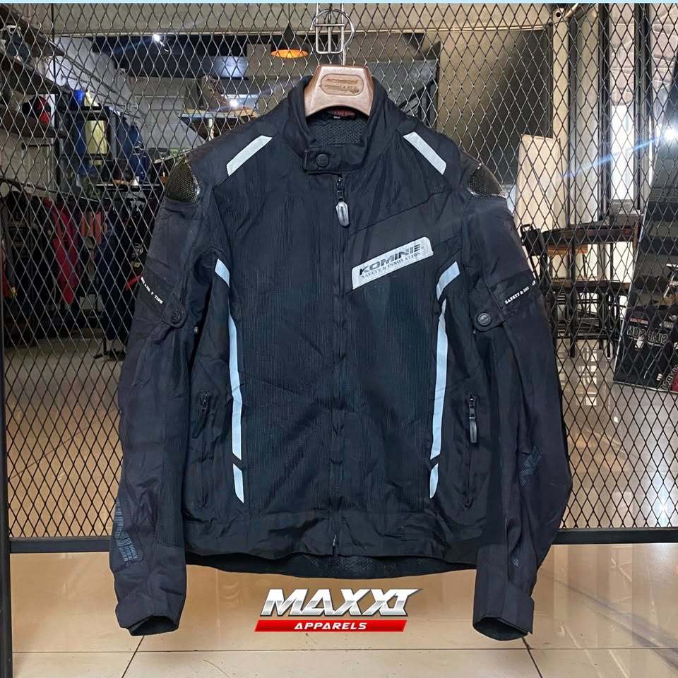 Jaket motor Komine | 1512 Black | Jaket touring pria | Original Komine