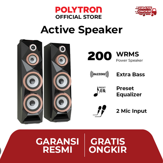 SPEAKER AKTIF POLYTRON 8BF28 SUPER BASS