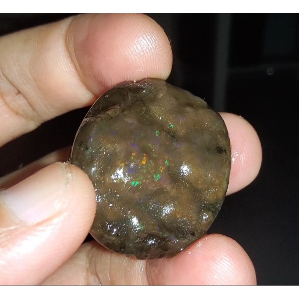 bahan black opal jarong unik natural asli Banten