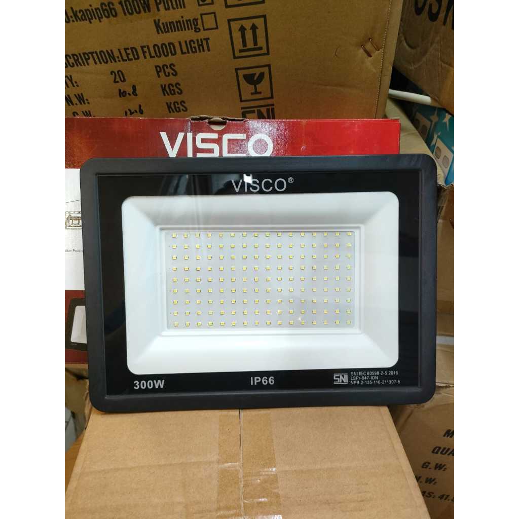 VISCO LAMPU SOROT LED 300W / LAMPU  TEMBAK LED OUTDOOR IP66 300 WATT