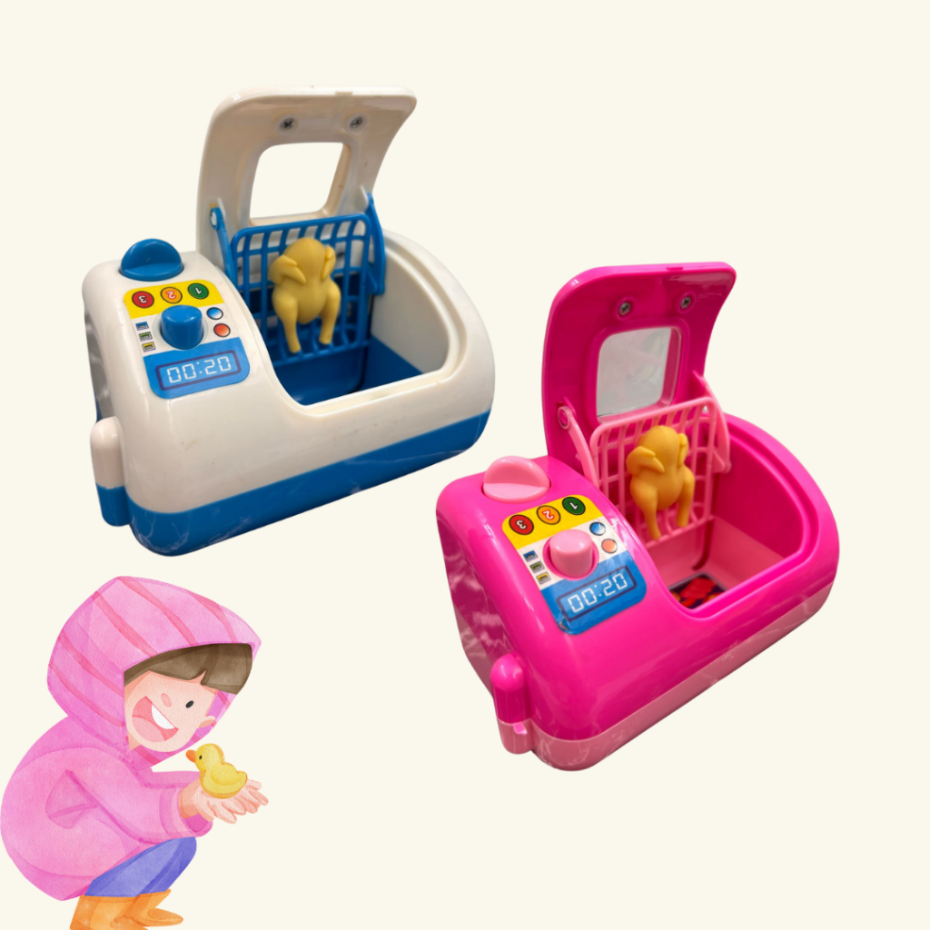 Mainan Oven Dapur Mini – Baterai – Warna Biru,Pink,dan Gold – Edukatif & Seru