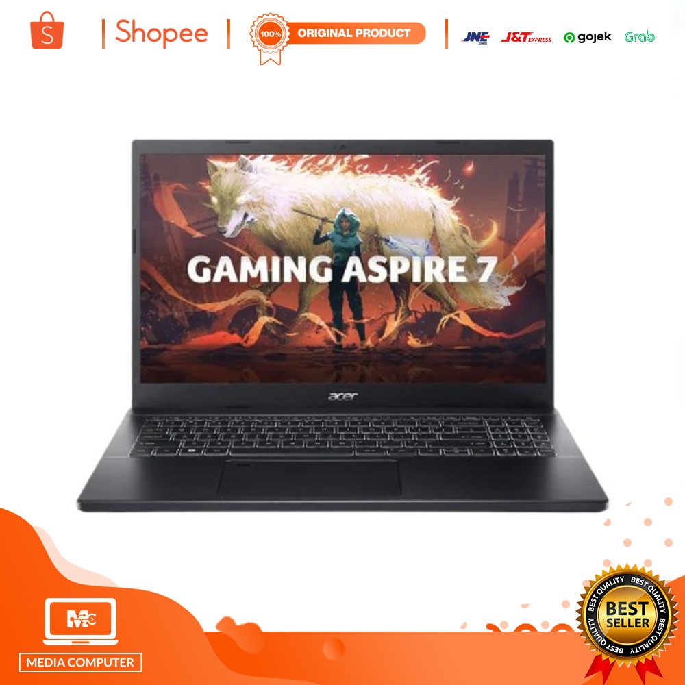 Acer Aspire 7 Pro A71559G 77WV Core i7 13620H 16GB 512GB 3050 W11 OHS