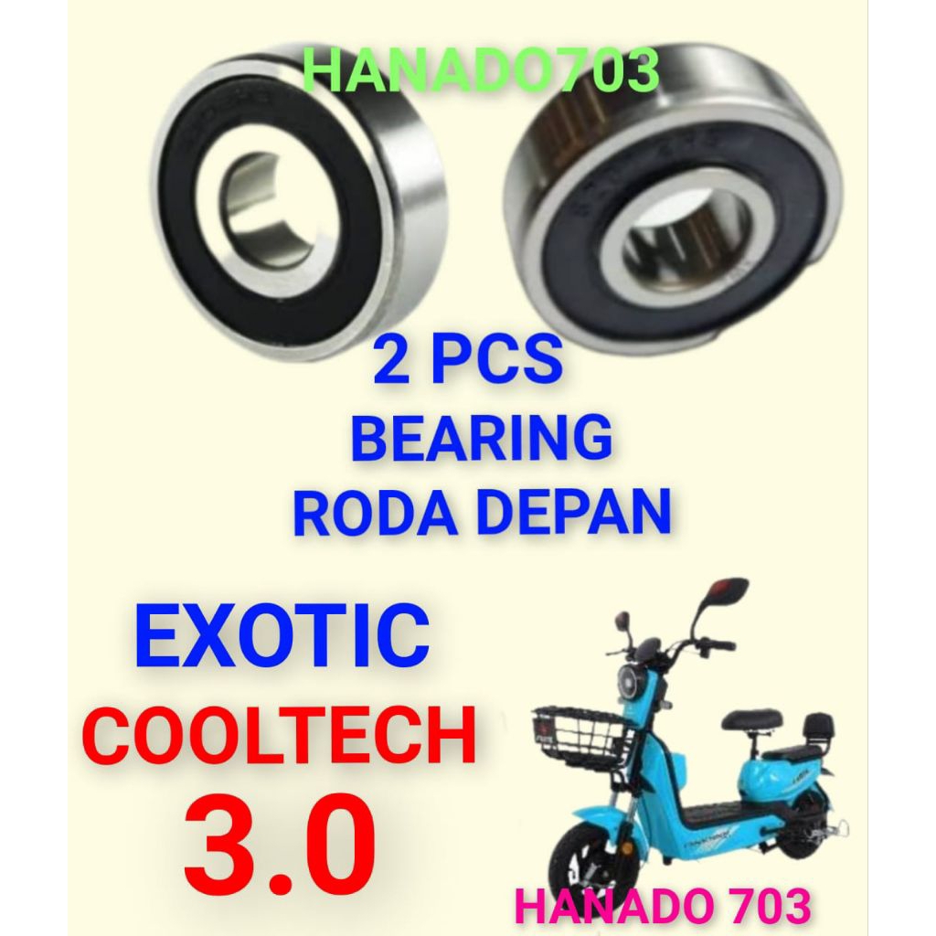 bearing roda depan exotic cooltech 3.0 laker klahar roda depan sepeda listrik exotic cooltech 3.0