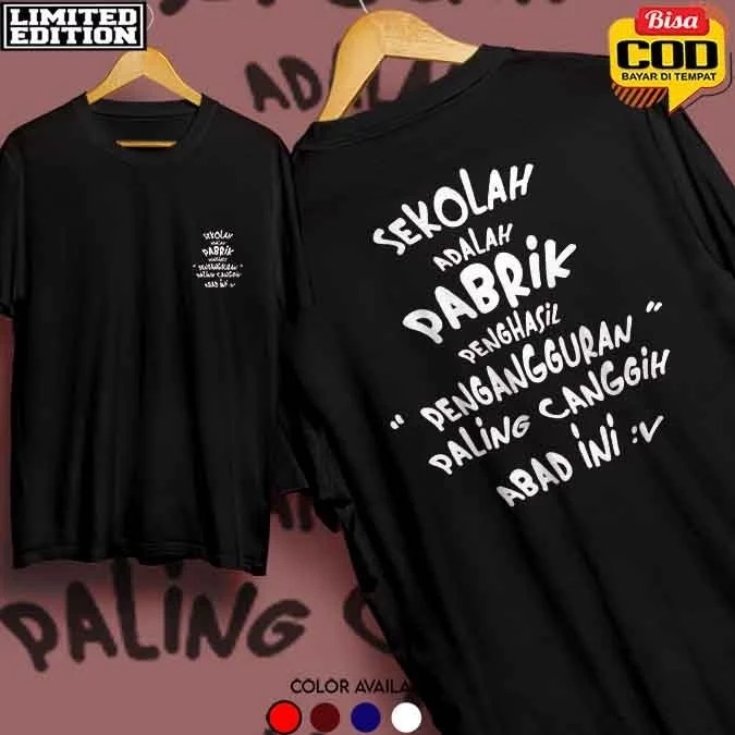 KAOS SEKOLAH ADALAH PABRIK PENGHASILAN KAOS DISTRO SEKOLAH ADALAH PABRIK PENGHASILAN PRIA WANITA