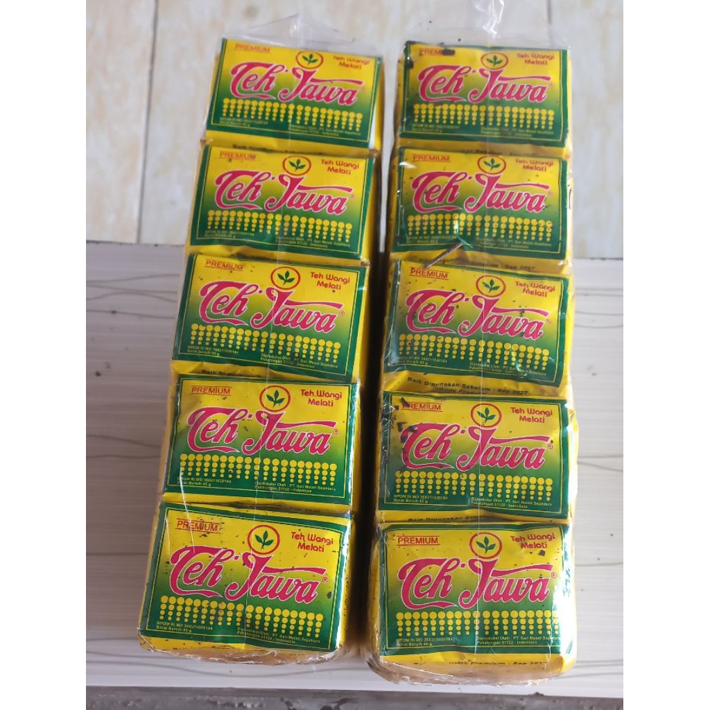 teh jawa kuning premium isi 10 pcs perpack
