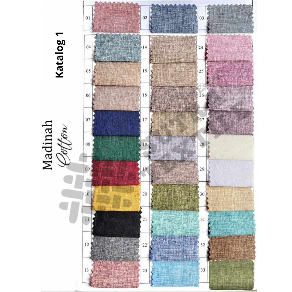 Promo 1 Roll kain bahan katun madinah || 40yard 50yard