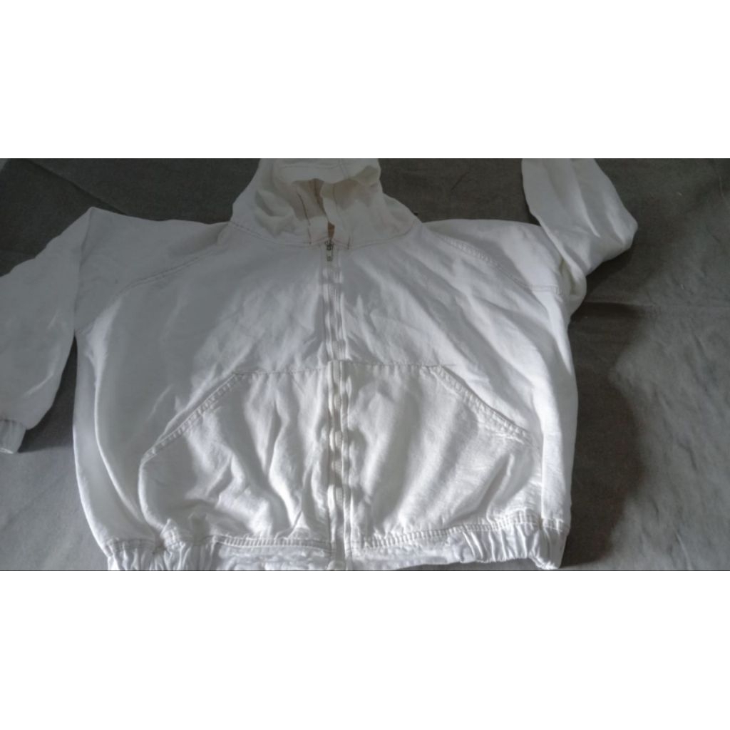 Terbaru Jaket Jeans Wanita Hoodie Sleting Jaket Wanita Korea Kekinian