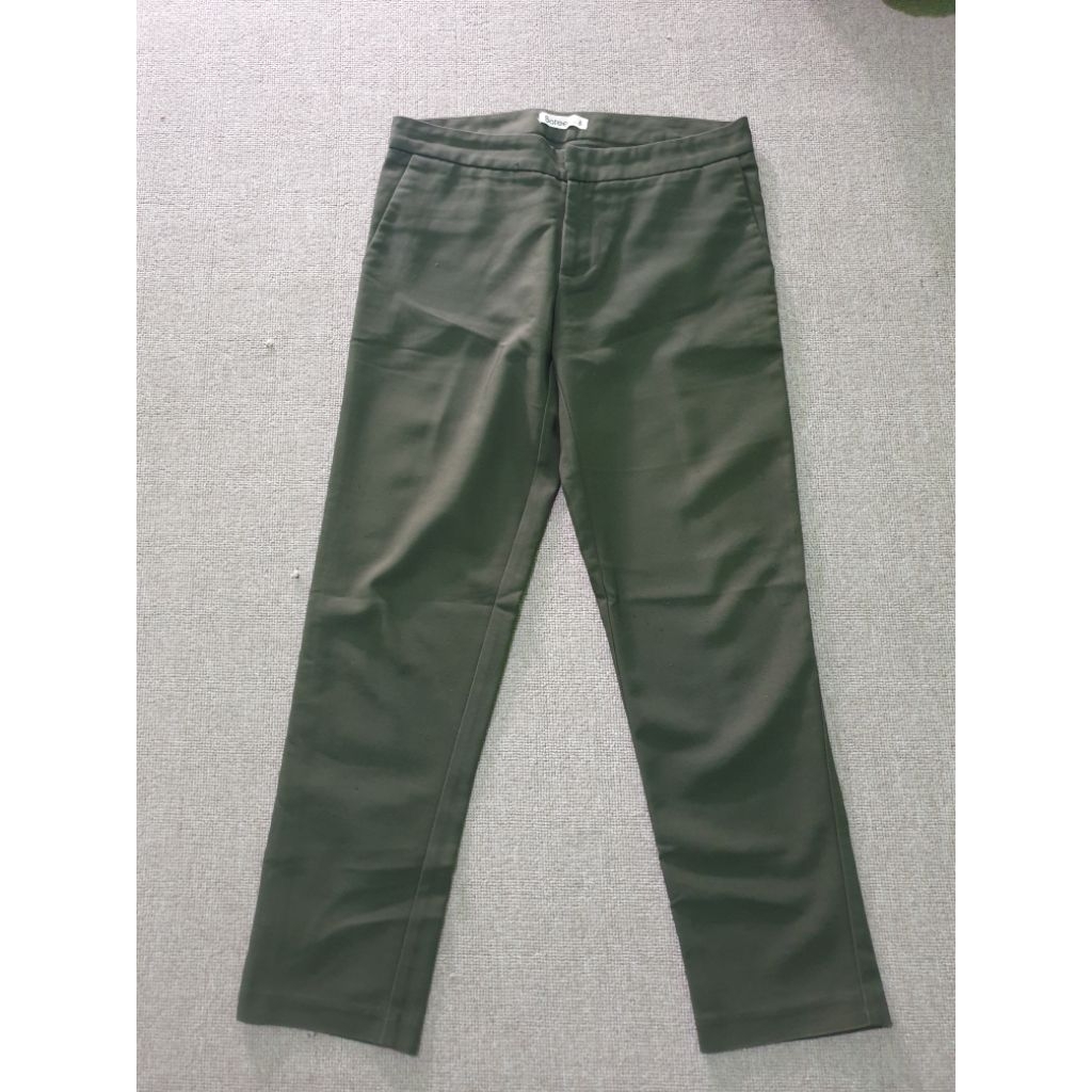 Preloved workpant SATEEN life Hijau Army