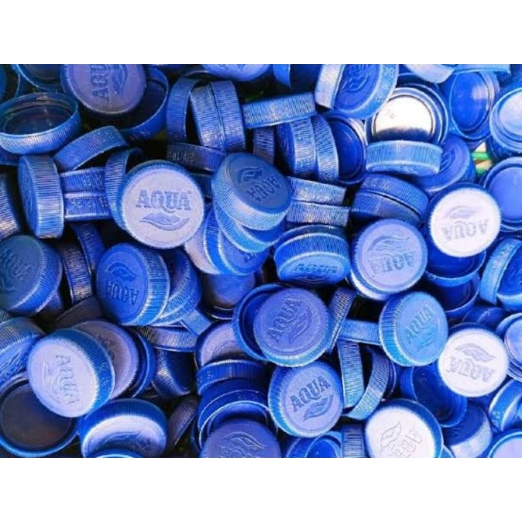 tutup botol aqua bekas (100pcs)