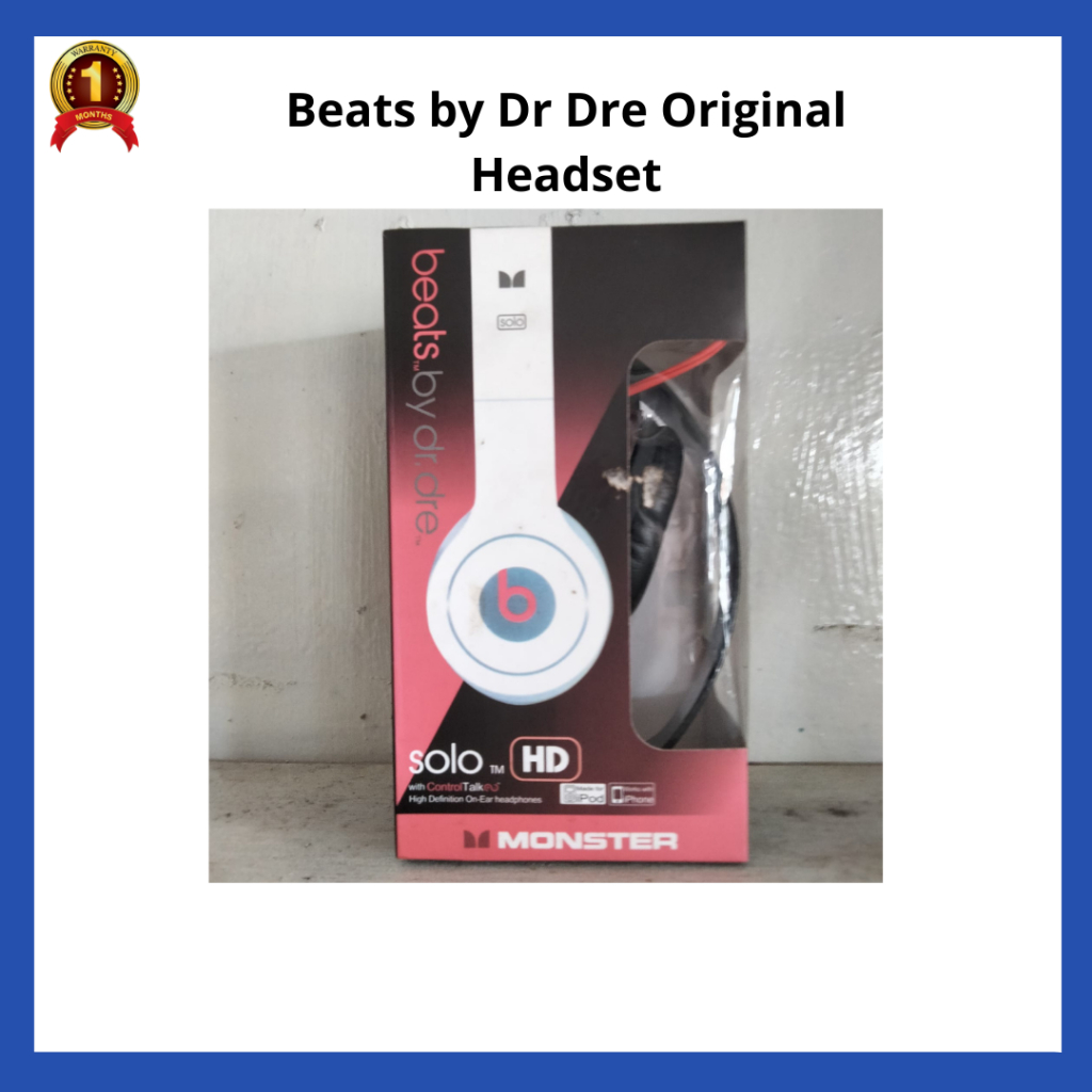 Beats by Dr Dre Original Headset Super Jernih