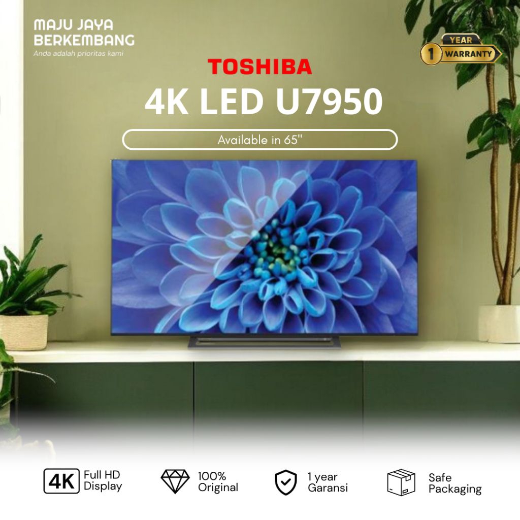 TOSHIBA 4K ANDROID TV 65U7950 65 inch dolby vision & atmos u7950