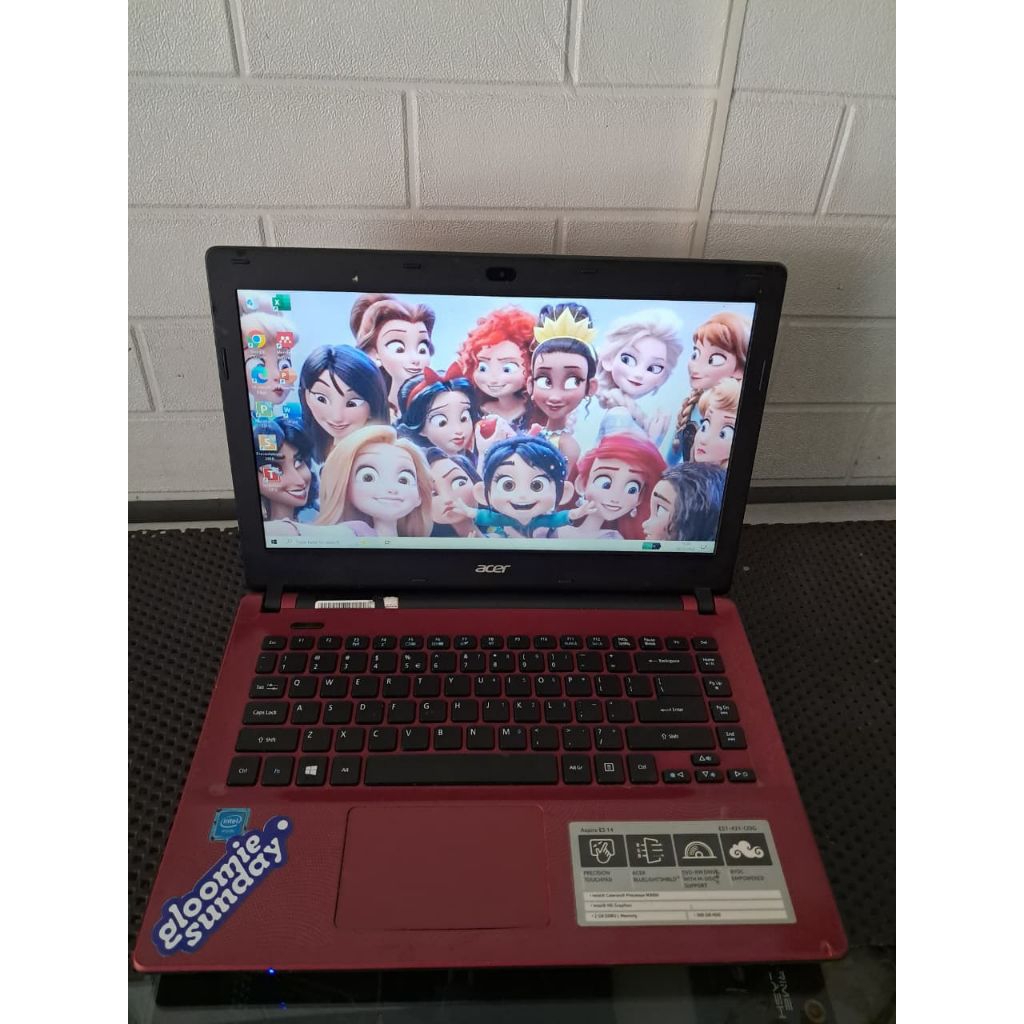 Laptop Acer ES1-431 Intel Celeron Merah Second/Bekas