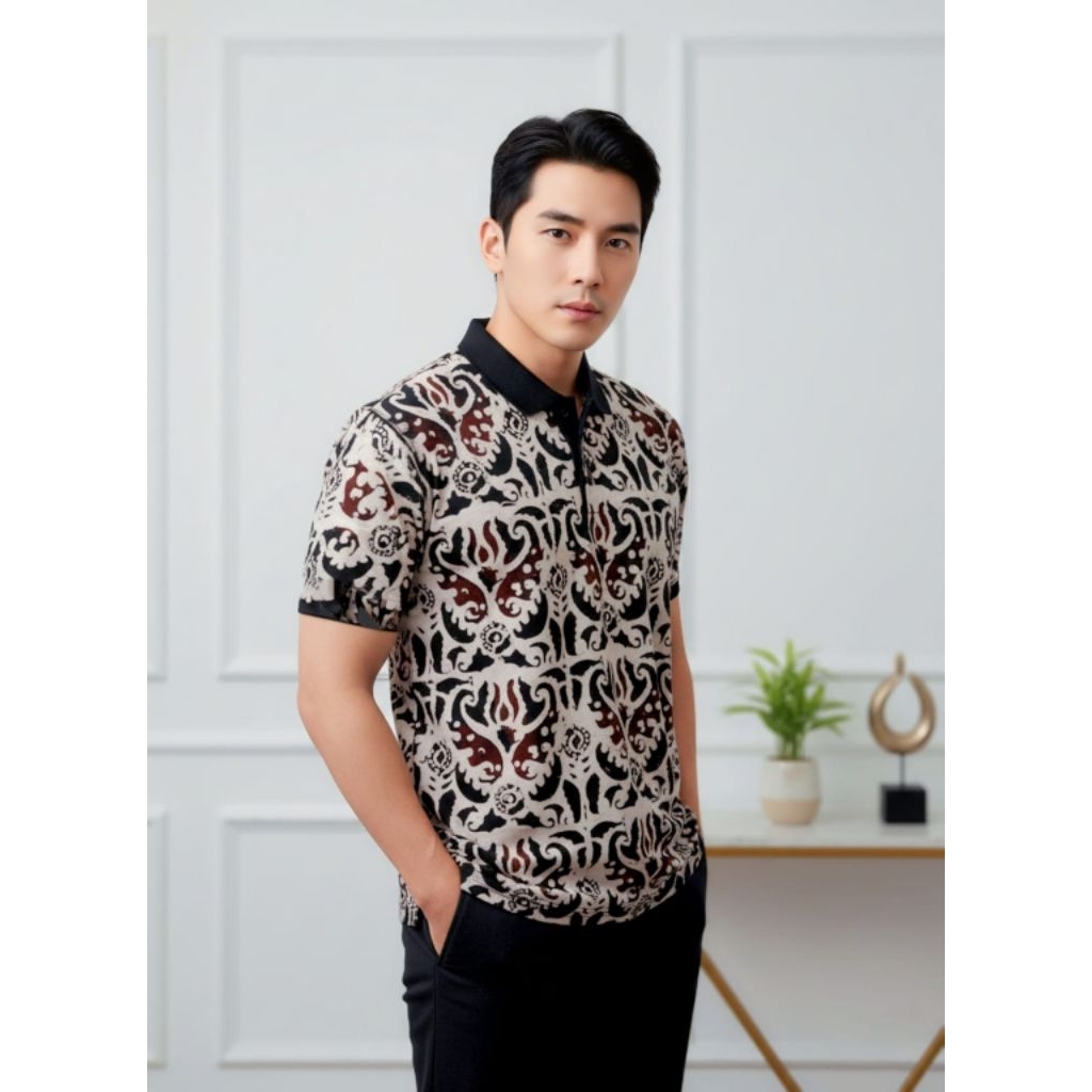 KAOS KERAH BATIK WANGKY | FASHION PRIA