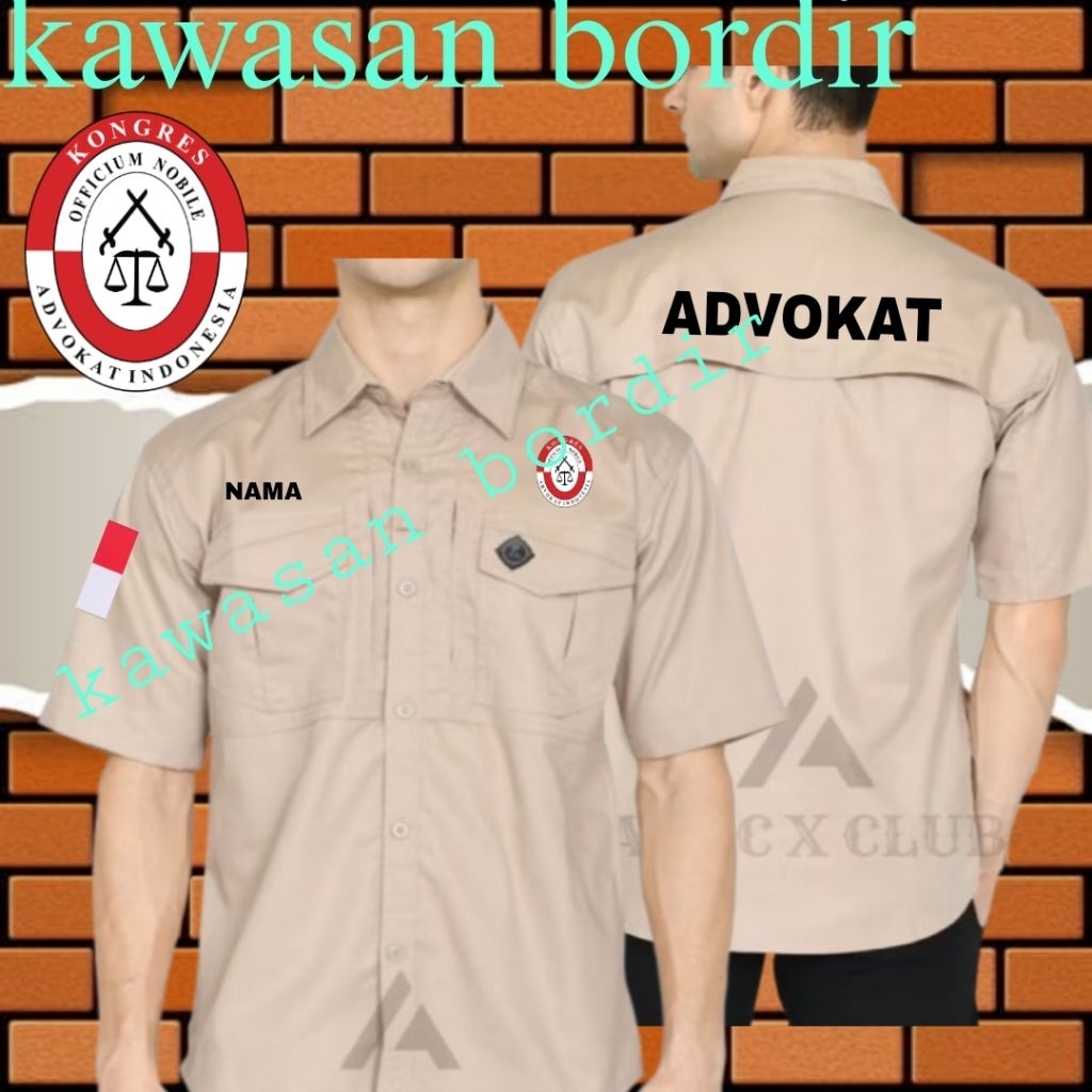 Premium kemeja tactical advokat Indonesia kemeja advokat seragam advokat baju advokat pdh advokat fu