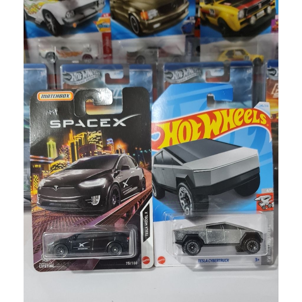 hotwheels+matchbox tesla