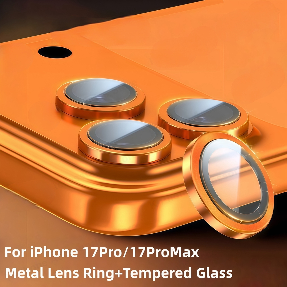Colmer Metal Ring Tempered Glass Camera Pelindung Lensa Kamera iPhone 17 PRO MAX 17 AIR Anti Gores -