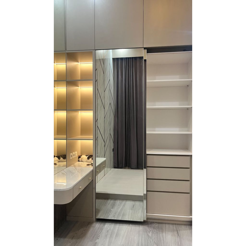 Kamar set Minimalis Modern finishing HPL Bandung Jabodetabek