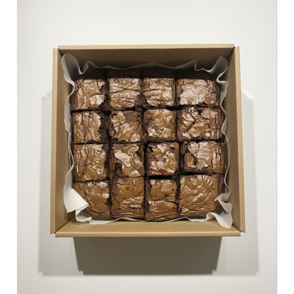 Fudgy Brownies Mini Size || Ukuran 10 x 10 cm