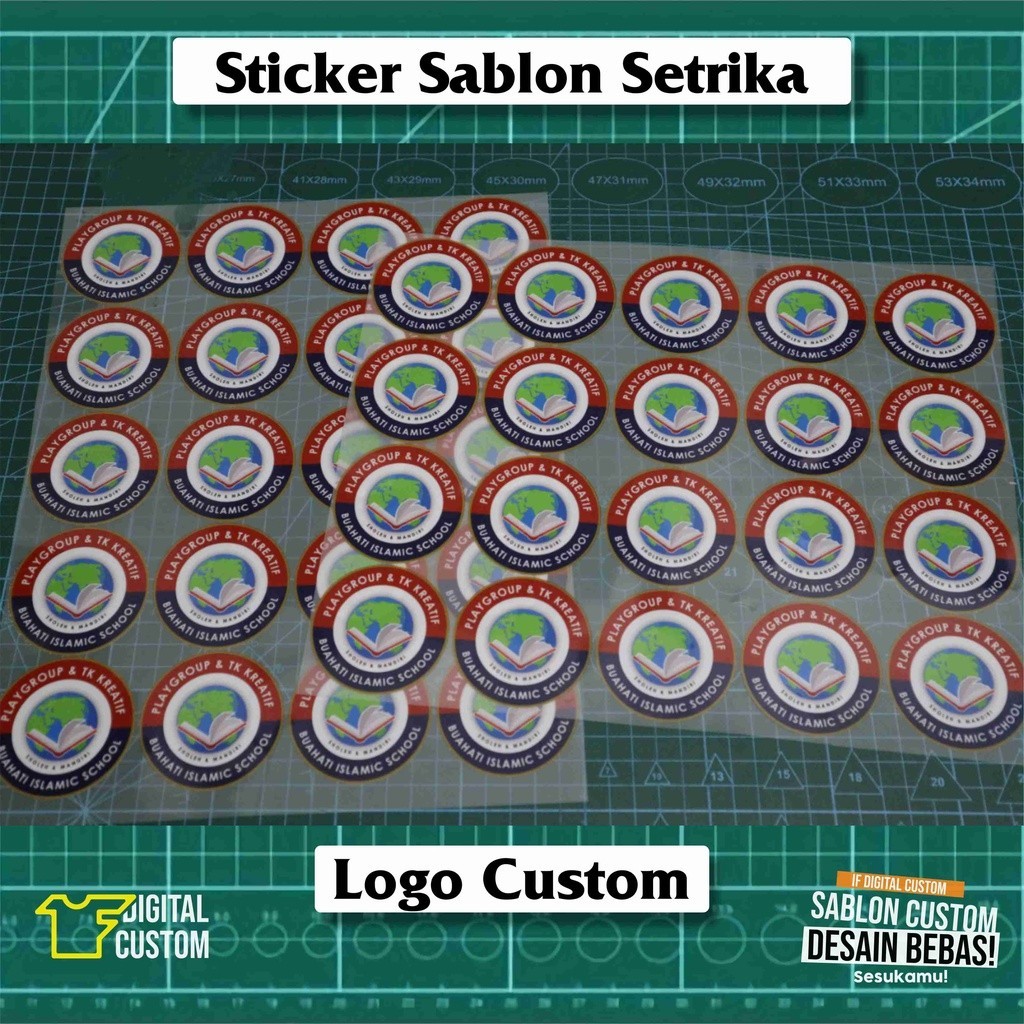 Custom Logo Sablon Organisasi, Logo Custom Sablon Setrika, Logo Lembaga, Logo komunitas Logo instans