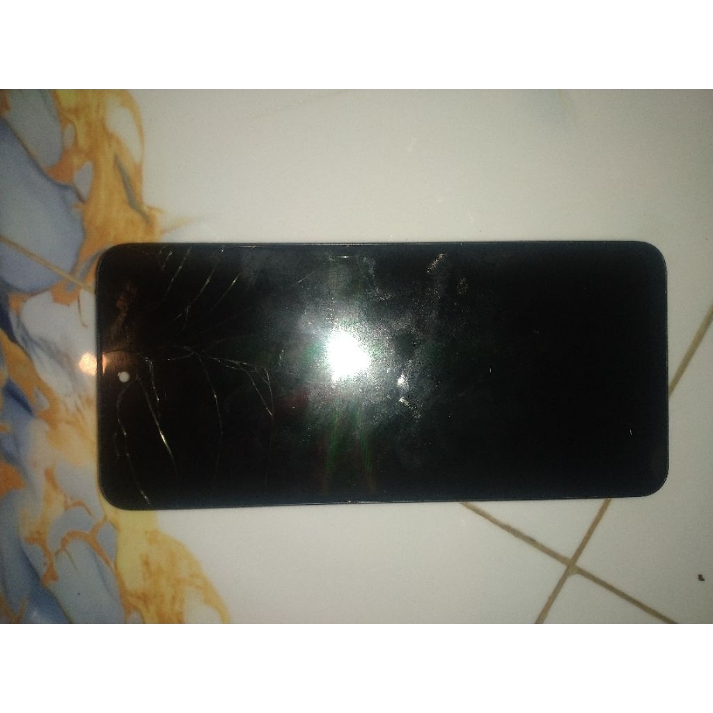 lcd+frame redmi note 10 5g, ori amoled. minus retak