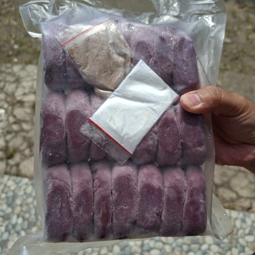 Donat Surabaya Ubi Ungu Mini Isi 21 pcs Dijamin Enak dan Lezat untuk Camilan Harian Frozen